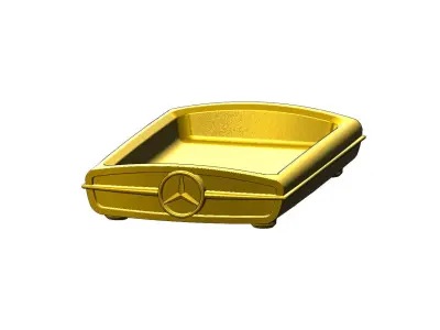 Front grille Mercedes 300SL gullwing ashtray bowl dish decor 3D print model