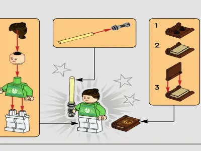 TwindBricks3D - 40658 Millennium-Falcon Holiday Diorama 3D print model