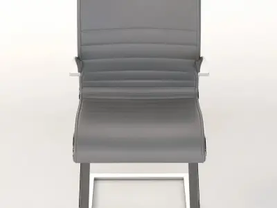 Luxy Synchrony Cantilever Upholstered Chair By Stefano Getzel 3D model