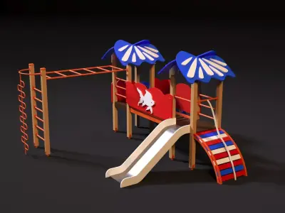 Childrens play complex 3D model purchase