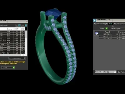 ring code 215 3D print model