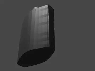 Small Plastic Car Product Style Bottle  Free 3D model