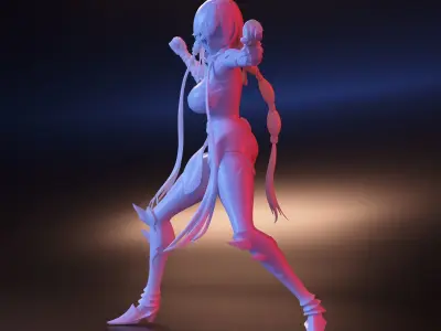 Anime Lila 3D print model