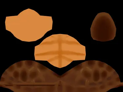 Cartoon Turtle 3D model