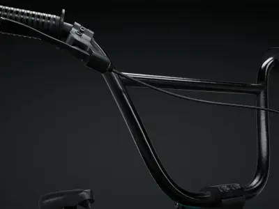  BMX Bicycle 3D model - Low-poly -high Poly 3D model Low-poly 3D model