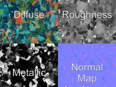 Bioluminescent Organic Tractor in Jungle Biome Low-poly 3D model