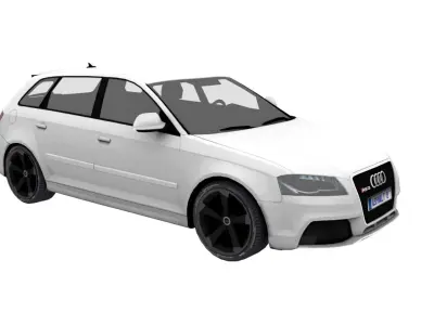 audi rs3 3D model