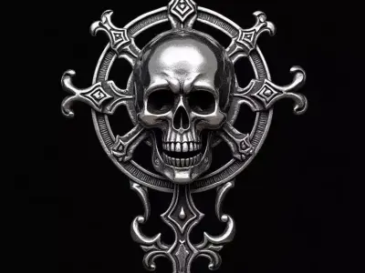 Pendant Skull Pendant Gold Pendant Trending  3D print model