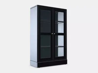 HAVSTA Glass-door cabinet with plinth 2 3D model