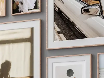 Photo Frames Set  86 3D model