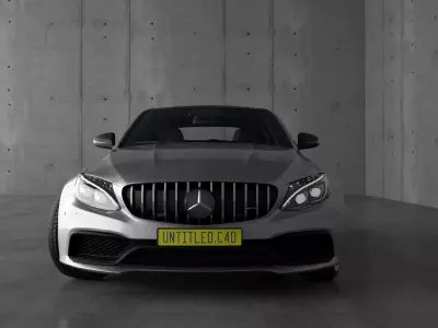 Mercedes C63 S AMG 3D model