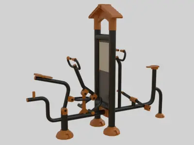 Playground Sport Equipment - 06 3D model