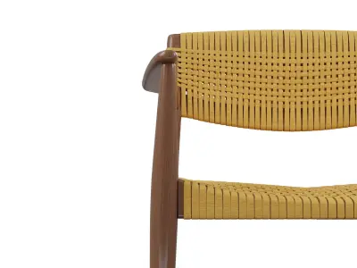 Wood chair 3D model