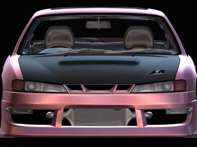 URAS Monkey Magic Type-2 S14 Kouki - GT7 Base 3D model