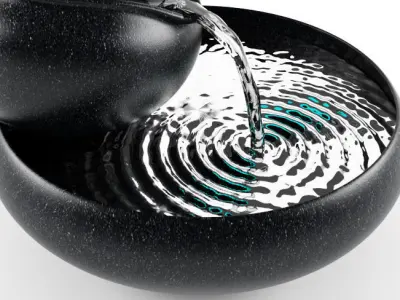 Indoor waterfall 3D model