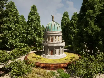 Fantasy Cathedral 3D model