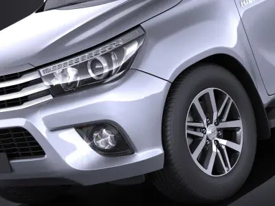 Toyota Hilux Regular Cab 2016 3D model