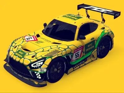 Cartoon Car GTAM 3D model