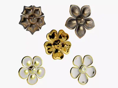 Flower 02 3D model