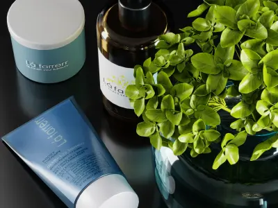 bathroom accessories 02 3D model