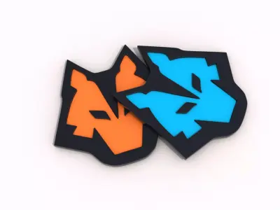 Symbol Fox 3D print model