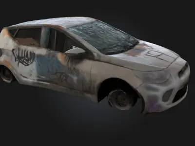 Wrecked Memories  Echoes of a Forgotten Past 3D model