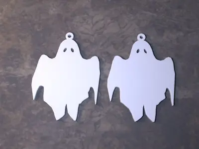 ghost earring 3D print model