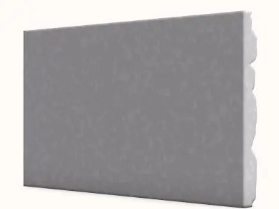 Old Tumbled Stone Wall Segment 3D model