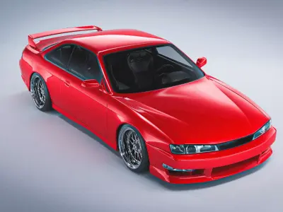Nissan 240sx Silvia S14 3D model