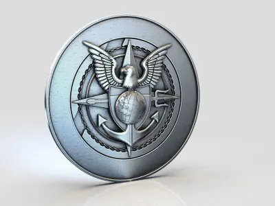 Station Logo 3D print model