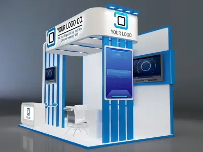 Booth Stand Exhibition a647a 3D model