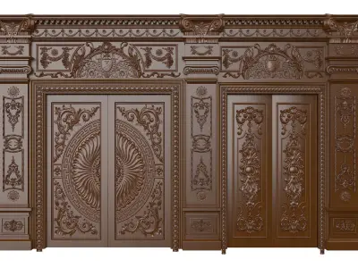 Royal Door 5 3D model