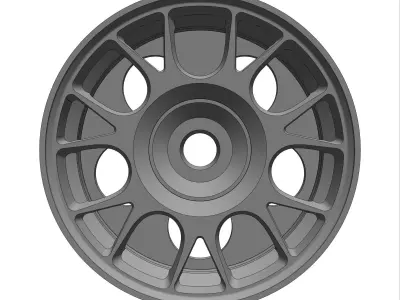 Rotiform TUF-R 164 RIMS FOR HOTWHEELS 3D print model 3D print model