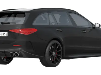 Brabus 730 AMG C63 Estate 3D model