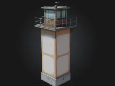 Watchtower Sentinel  Guardian of the Horizon 3D model