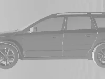Volvo XC70 2010 3D model