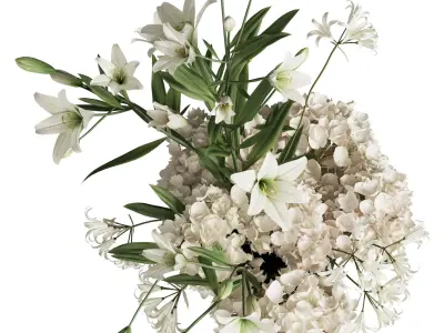 Flower In Vase 73 3D model