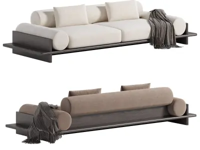Wade Sofa Low-poly 3D model
