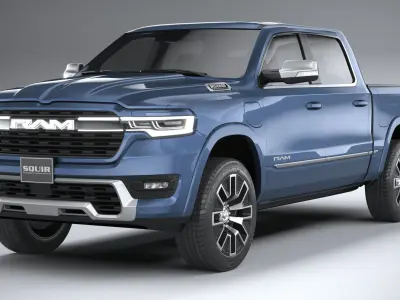 Ram 1500 Ramcharger 2025 3D model