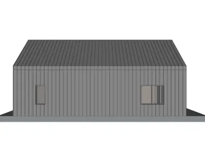 Barndominium House 042 3D model