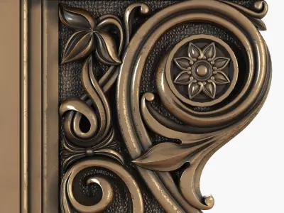 Arabic decor CNC 3D model