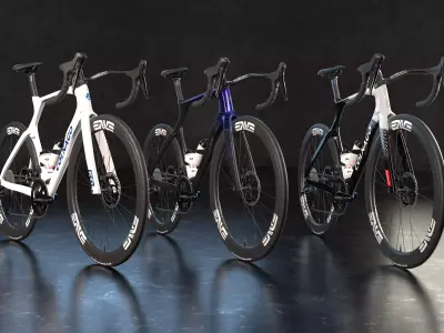 COLNAGO Y1Rs the three color variants 3D model