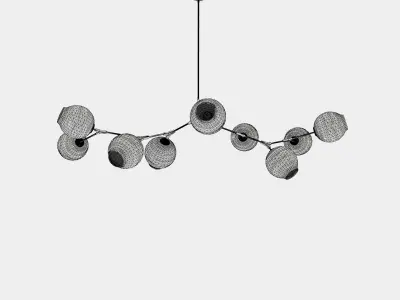 Branch pendant lamp 3D model