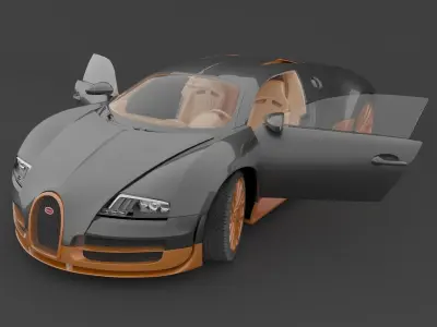 Bugatti Veyron SuperSport 2010 3D model
