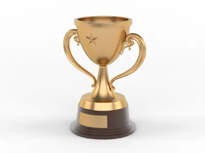 Trophy Cups 3D model 47