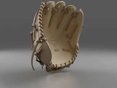 Baseball Glove Cream 3D model