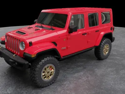 Jeep Wrangler Rubicon 392 2021 3D model purchase
