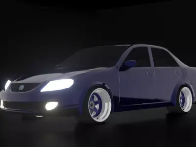 Mazda 323 famila 3D model