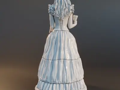 Maria padilha Statue 3D print model