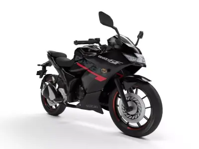 Suzuki Gixxer SF Low-poly 3D model